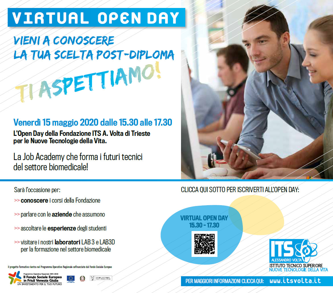 virtual open day ITS Volta virtual open day ITS Volta